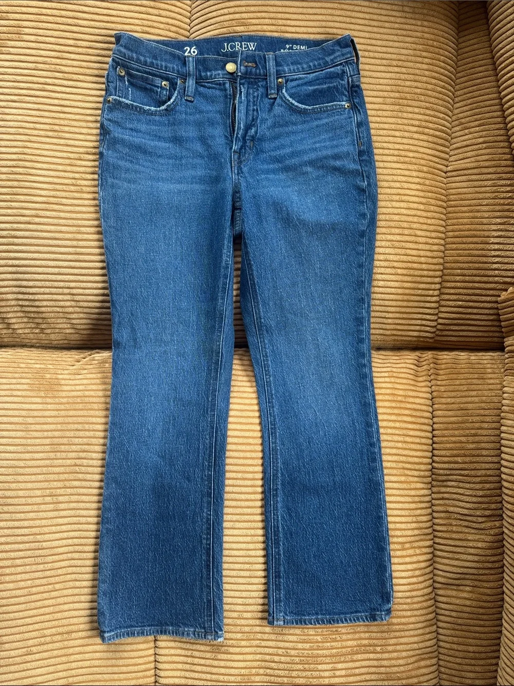 J. Crew 9” Demi Boot Crop Jean